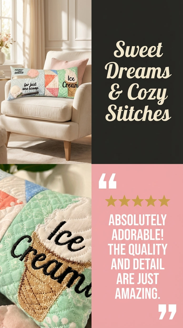 Ice cream Small Pillow