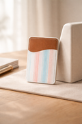 Pastel Stripes Cardholder 🌸