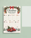 Christmas Holiday Organizer Notepad – Festive 50‑Page Christmas Planner Pad
