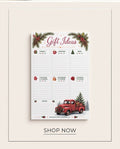 Holiday Gift Ideas Planner – Festive Christmas List Organizer