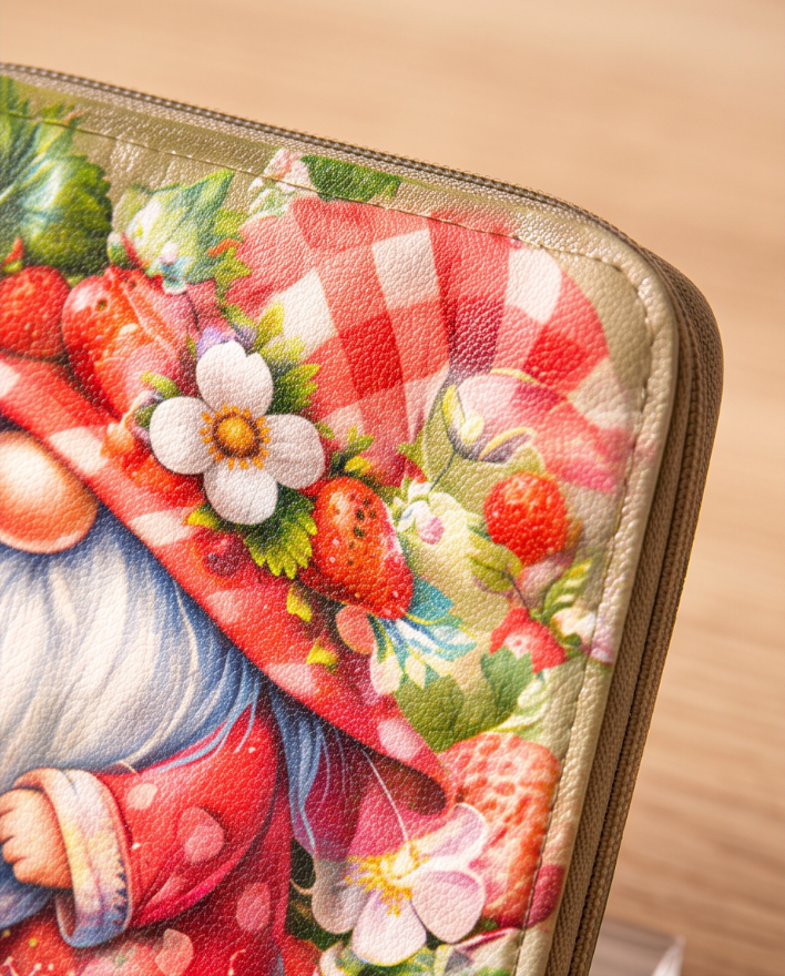 Strawberry Gnome Harvest Coaster🍓