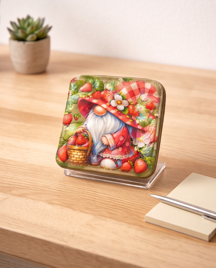 Strawberry Gnome Harvest Coaster🍓