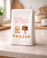 Memories Over Calories Kitchen Towels 🍰💗