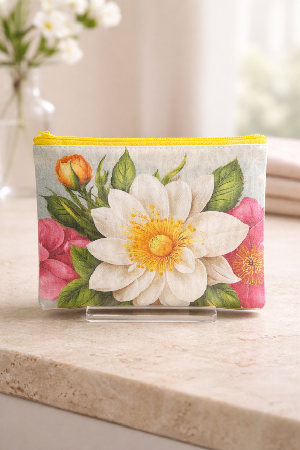 Blooming Meadow Zipper Pouch 🌼