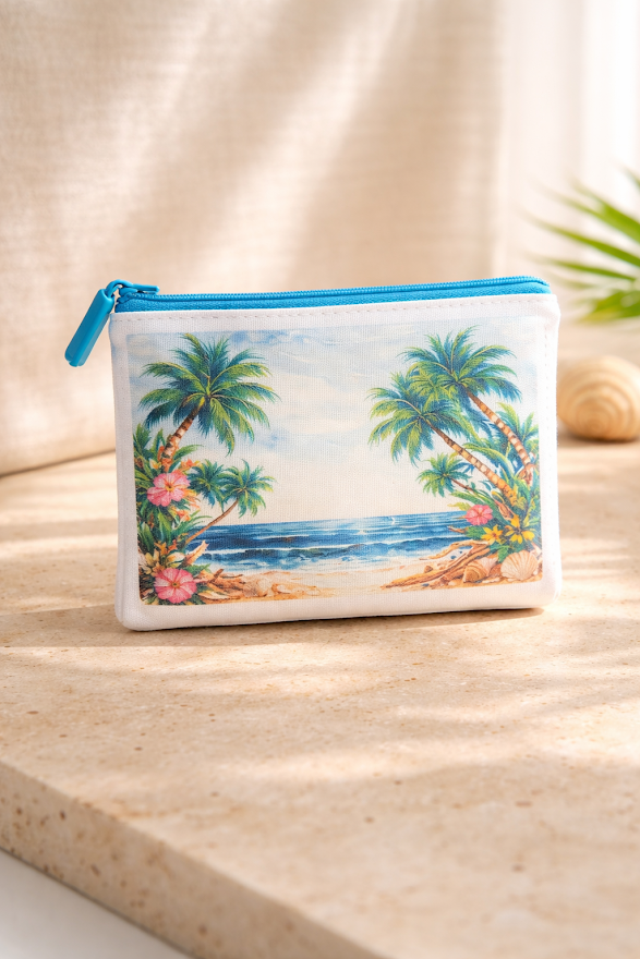 Tropical Escape Zipper Pouch🌴