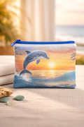 Sunset Splash Dolphin Pouch🐬