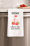 Kitchen Magic Strawberry Towel ✨🍓🫙