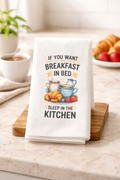 Breakfast in Bed… Kitchen Towel 🥐🍓✨