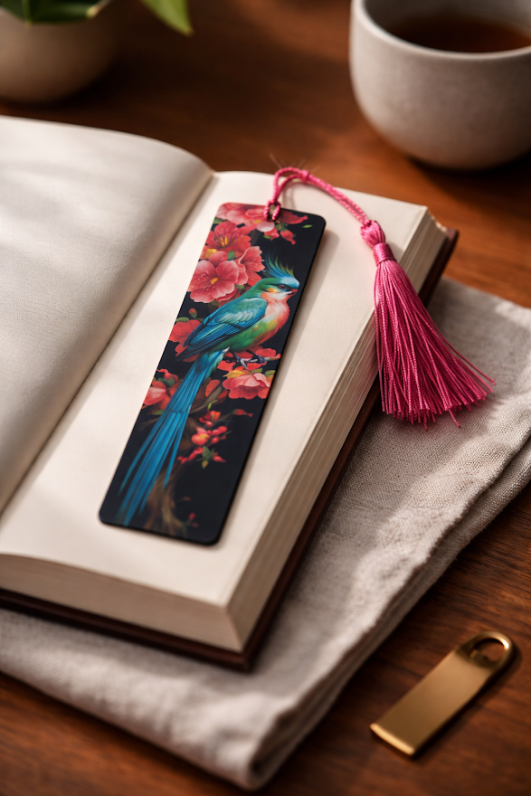 Bloom & Birdsong Bookmark 🌺✨📚