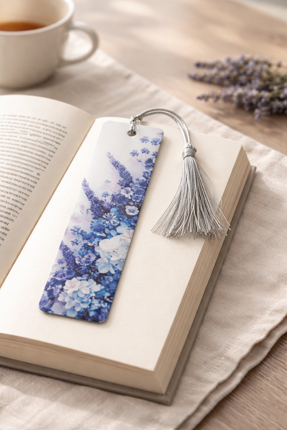Lavender Breeze Floral Bookmark ✨📚🌿