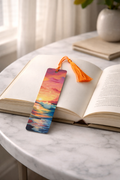 Ocean Sunset Glow Bookmark ✨🌊📚