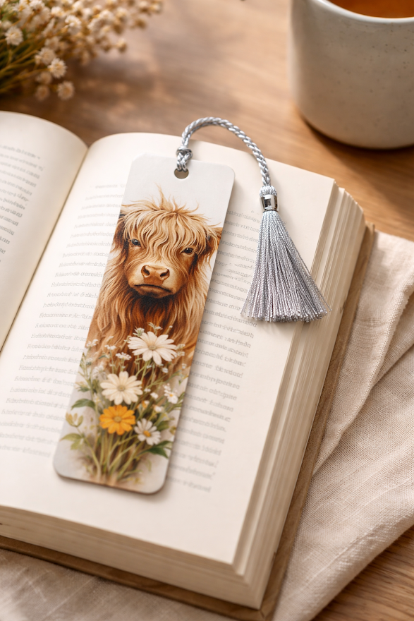 Highland Daisy Dreams Bookmark ✨🌼📚