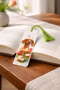 Tulip Trails Dachshund Bookmark ✨🐾📚