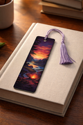 Campfire Sunset Valley Bookmark ✨🔥📖