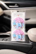 Blossom Gnome Car Coasters ✨🌸🚗