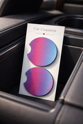 Pastel Ombré Car Coasters ✨💗💜💙