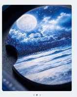 Moonlit Ocean Car Coasters ✨🌊🚗
