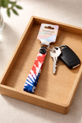 Stars & Stripes Tie Dye Wristlet Keychain 🇺🇸✨