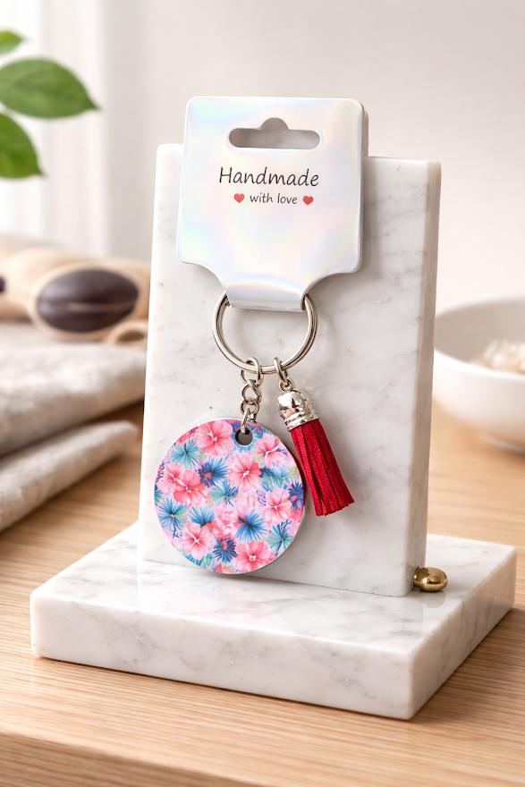Blossom Breeze Charm Keychain 🌸✨
