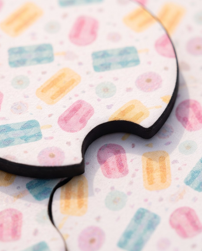 Sweet Treat Summer Car Coasters 🍭🍩✨