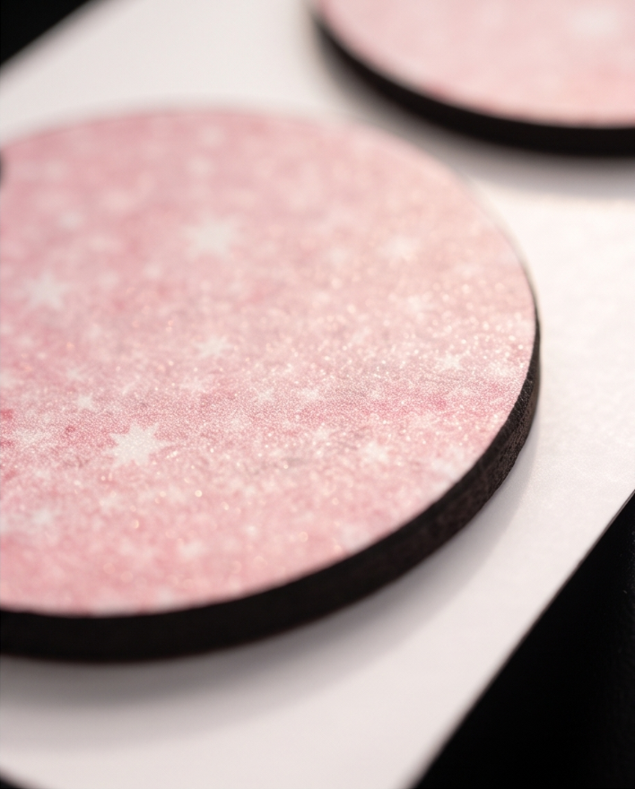 Pink Star Car Coasters ✨🌟🚗