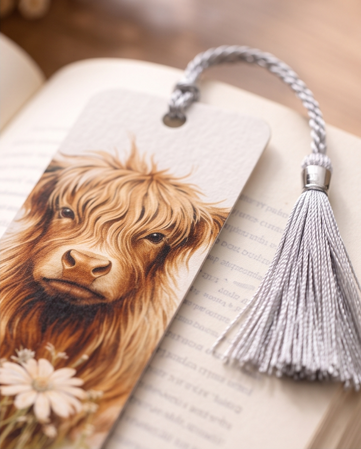 Highland Daisy Dreams Bookmark ✨🌼📚