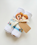 Baby Lion Bubble Bath Washcloth – Soft, Handmade & Perfect for Little Ones