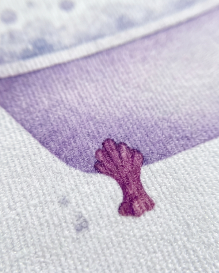 Lavender Bubble Bath Washcloth – Relaxing Spa‑Inspired Handmade Cloth