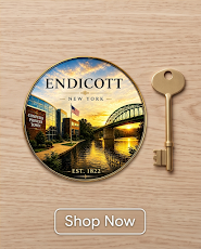 Endicott New York 3-Inch Magnet – Computer Pioneer Town
