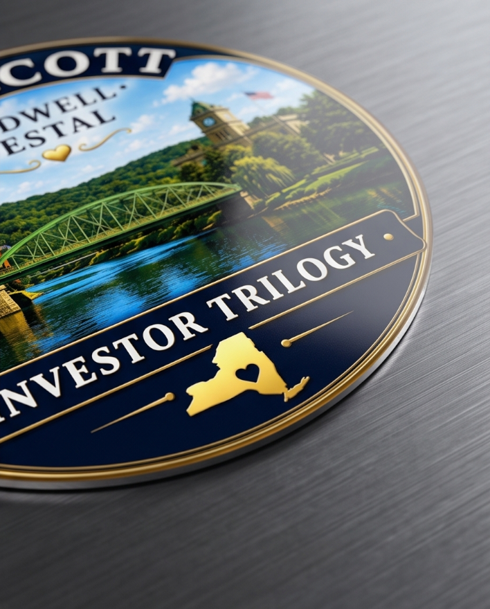 Endicott Investor Trilogy 3-Inch Magnet – Endwell • Vestal • New York