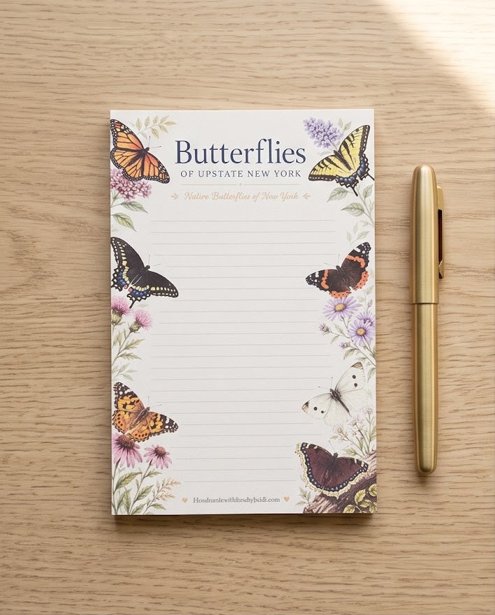 Butterflies of Upstate New York Notepad – 4" x 6", 50 Pages