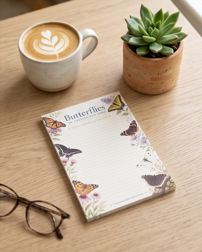 Butterflies of Upstate New York Notepad – 4" x 6", 50 Pages
