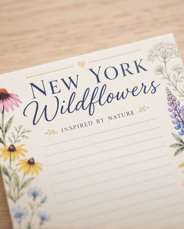 New York Wildflowers Notepad – 4" x 6", 50 Pages