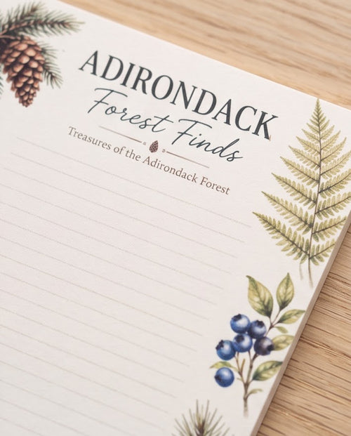 Adirondack Forest Finds Notepad – 4" x 6", 50 Pages