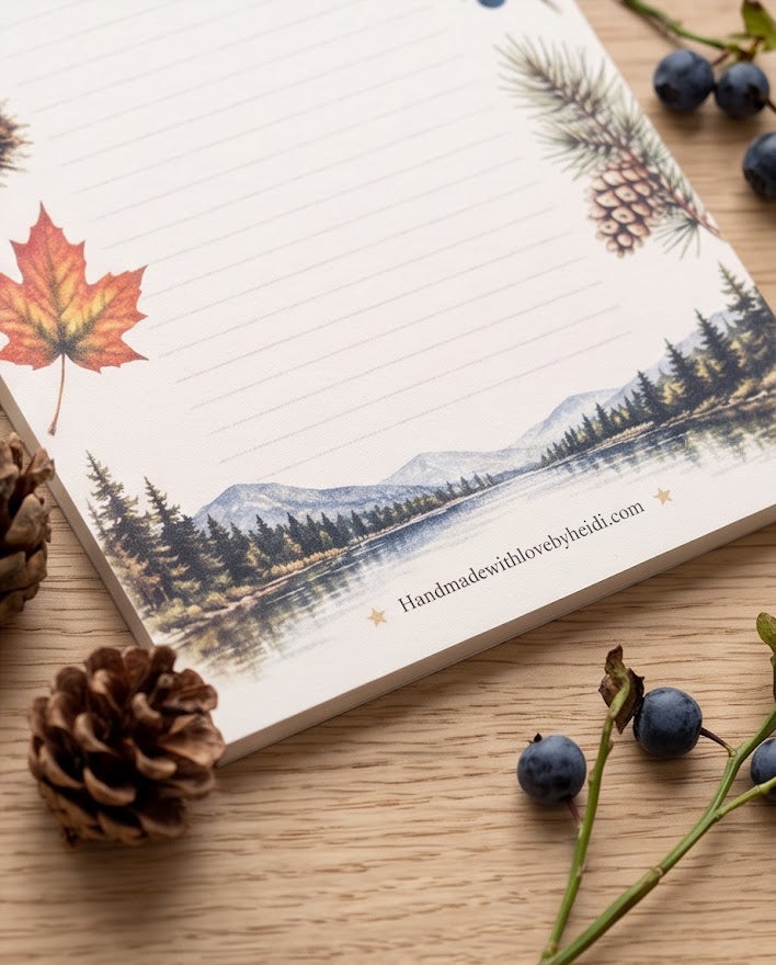Adirondack Forest Finds Notepad – 4" x 6", 50 Pages