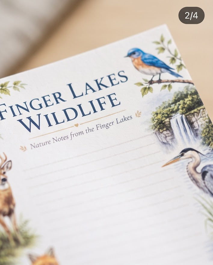 Finger Lakes Wildlife Notepad – 4" x 6", 50 Pages