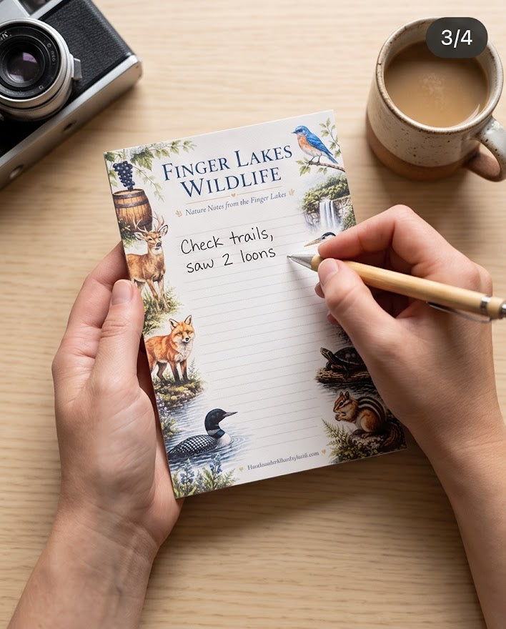Finger Lakes Wildlife Notepad – 4" x 6", 50 Pages