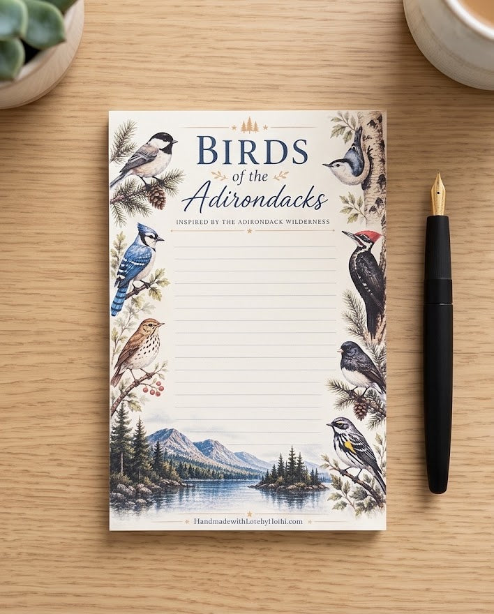 Birds of the Adirondacks Notepad – 4" x 6", 50 Pages