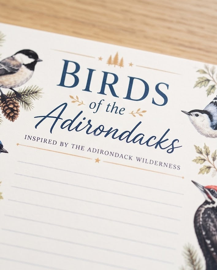 Birds of the Adirondacks Notepad – 4" x 6", 50 Pages