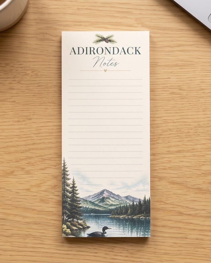 Adirondack Notes Notepad – 7 1/2" x 3 1/4", 50 Pages