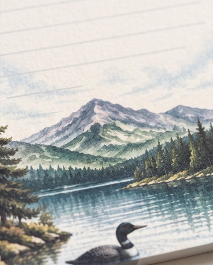 Adirondack Notes Notepad – 7 1/2" x 3 1/4", 50 Pages