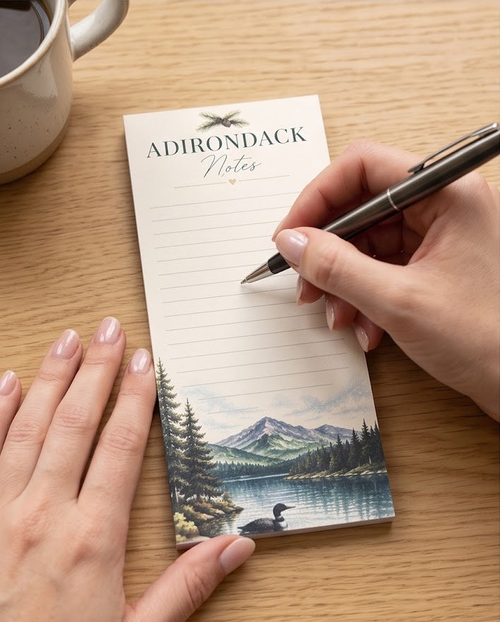 Adirondack Notes Notepad – 7 1/2" x 3 1/4", 50 Pages