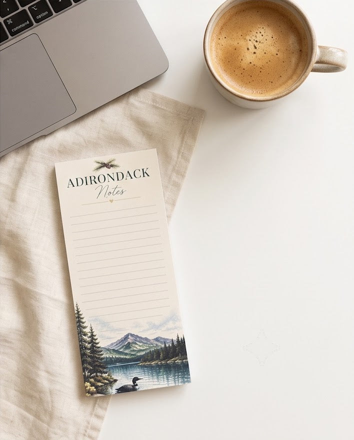 Adirondack Notes Notepad – 7 1/2" x 3 1/4", 50 Pages