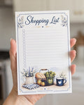 Farmhouse Shopping List Notepad – 5 1/2" x 8 1/4" Kitchen Organizer