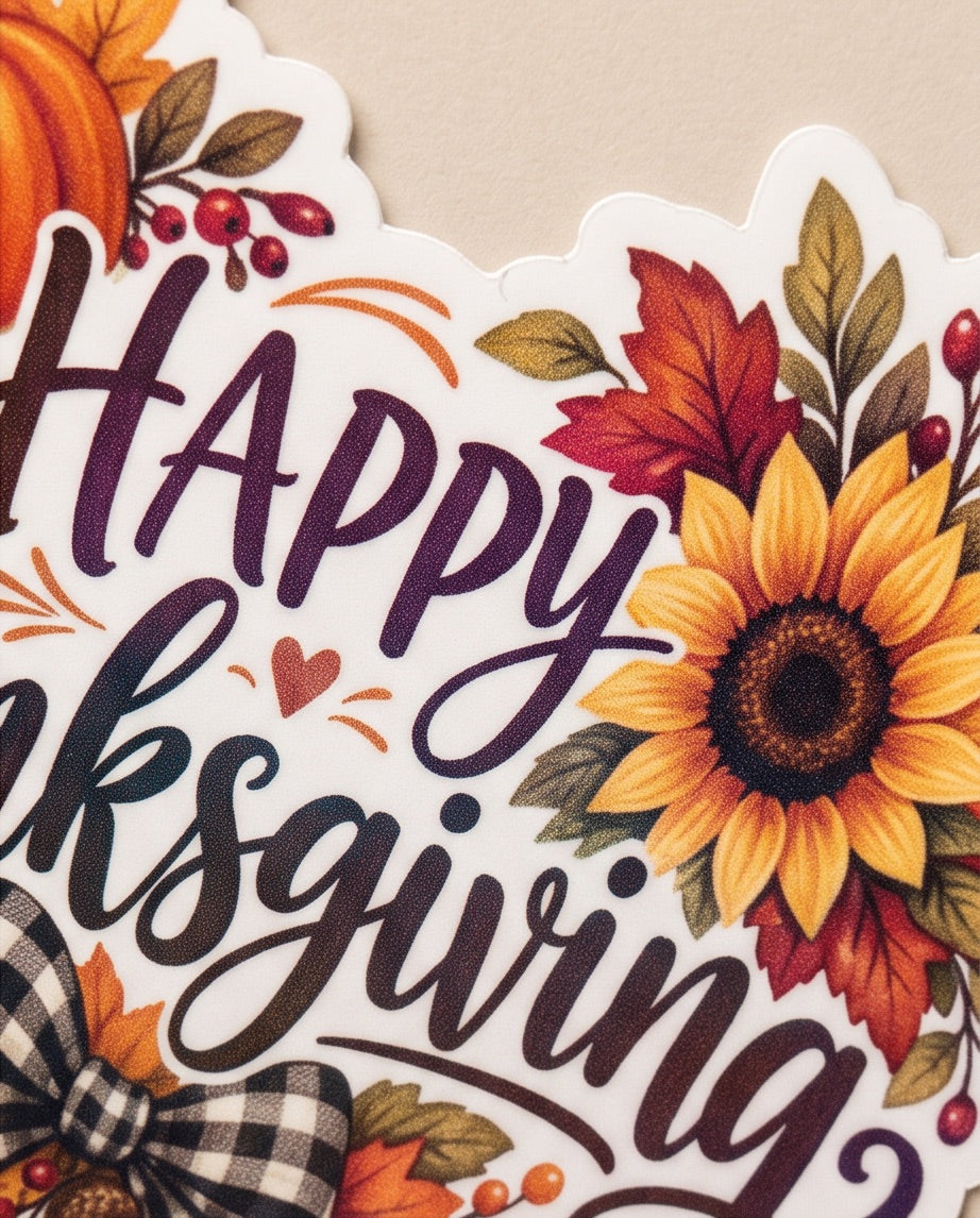 Cozy Thanksgiving Sticker