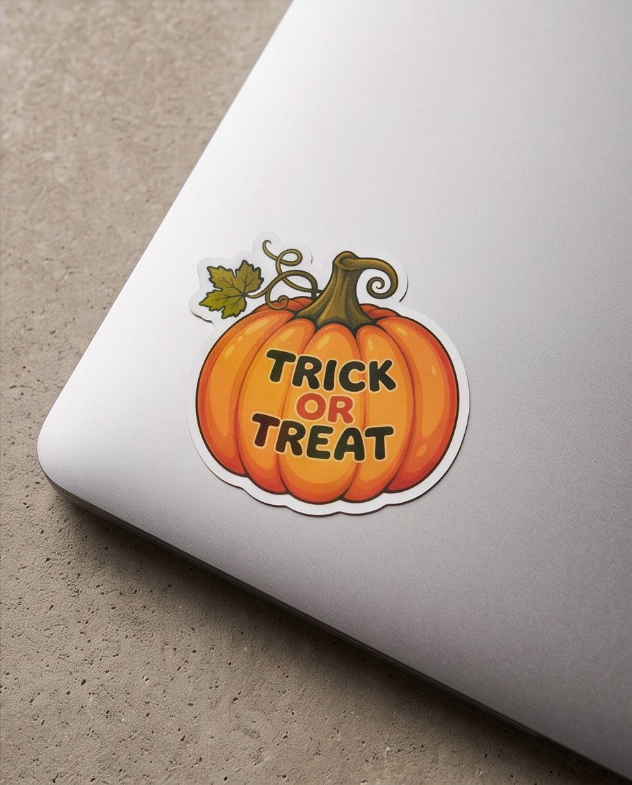 Trick or Treat Halloween Sticker