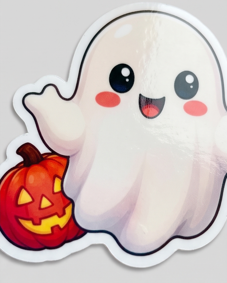 Boo-tiful Ghost Sticker
