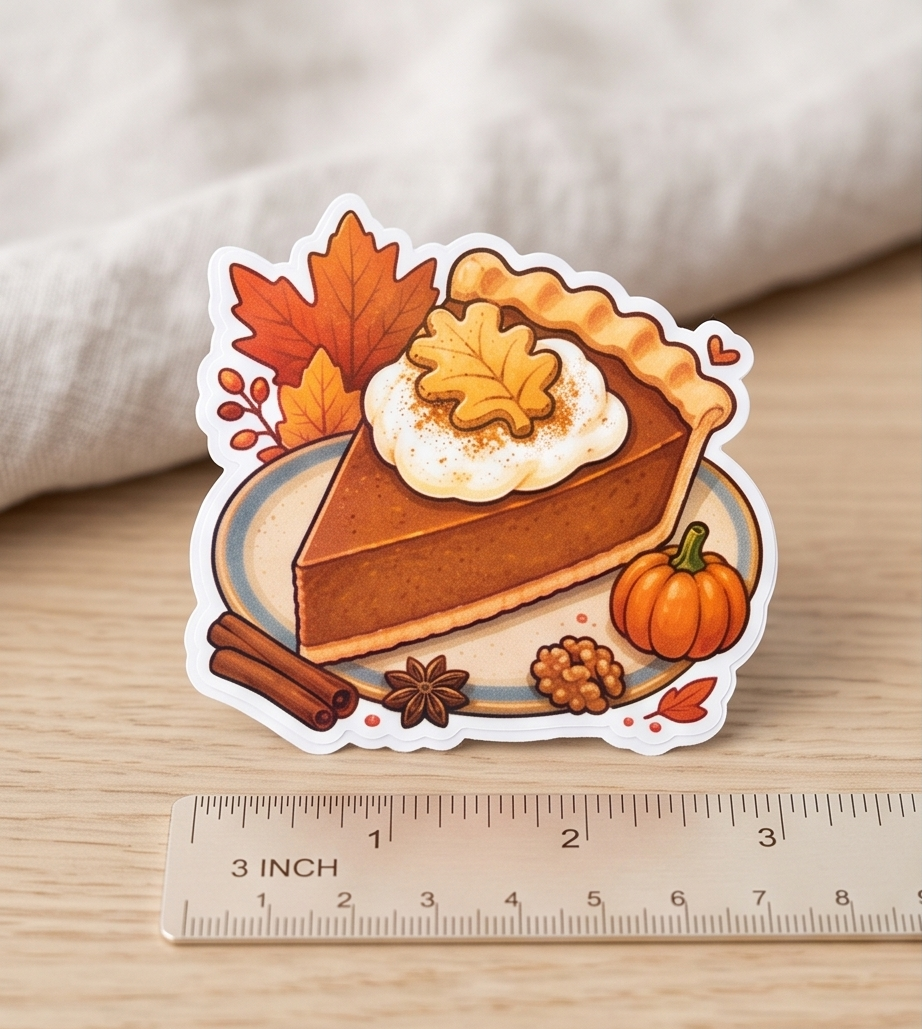 Cozy Pumpkin Pie Stickers
