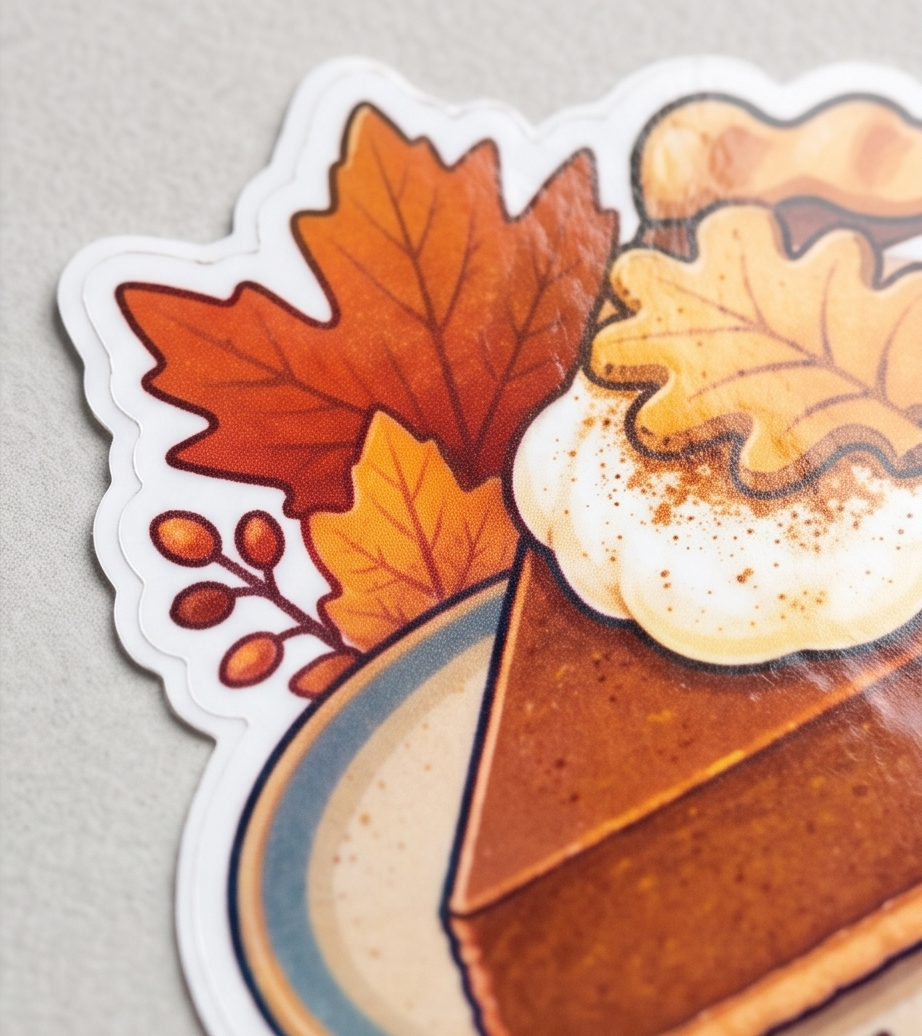 Cozy Pumpkin Pie Stickers