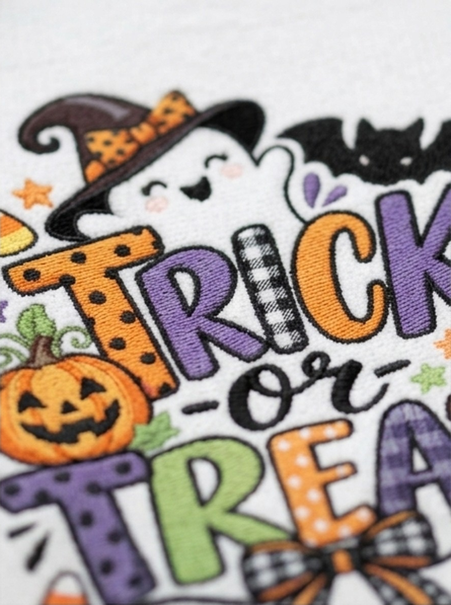 Little Boo Trick or Treat Kitchen Towel